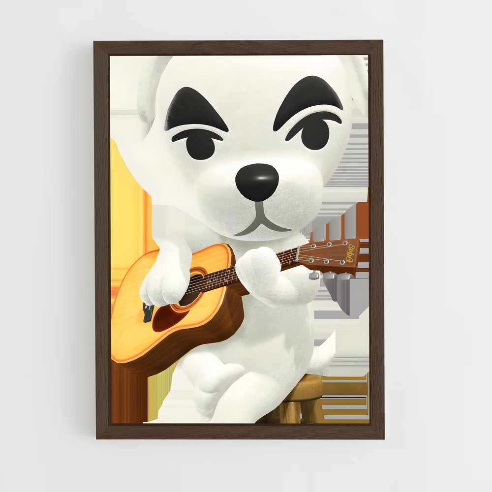 Poster Teddy Rock Star – affiche Animal Crossing (vue 5)